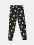 LC Waikiki Crew Neck Printed Long Sleeve Girl Pajama Set